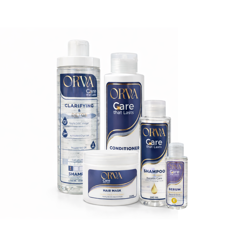 مجموعة منتجات ORVA للعناية بالشعر